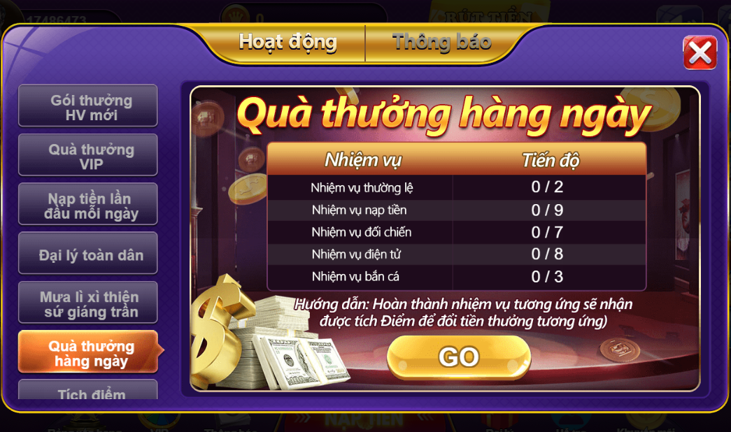 Game thủ sẽ nhận được ưu đãi bằng cách liên kết trực tiếp tài khoản ngân hàng