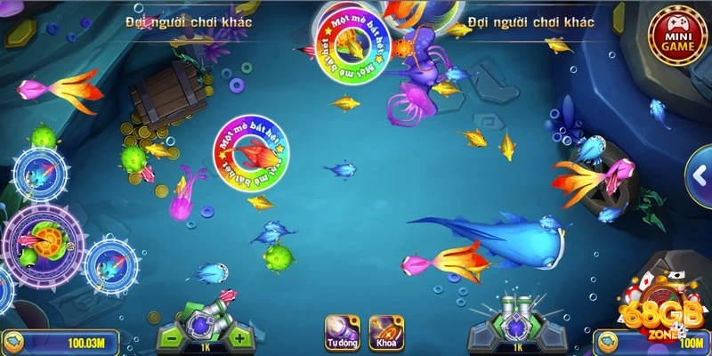 Tổng quan về 4 phòng game bắn cá trên 68gb