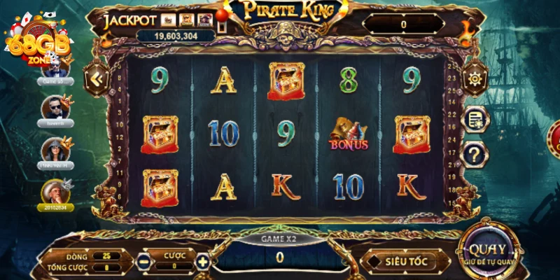 Quy luật chơi chi tiết game Pirate King tại 68gb